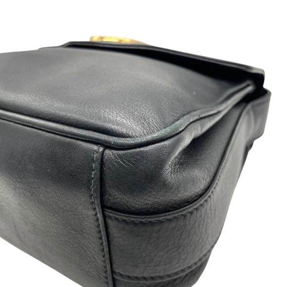 Vintage Gucci Horseshoe Shoulder Bag, Black, D2, Crossbody, Flap, Gold Hardwa... - Picture 11 of 16